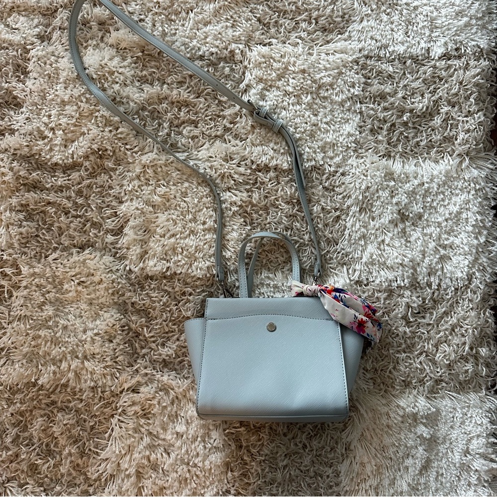 Steve Madden Baby Blue Bolton mini crossbody purse